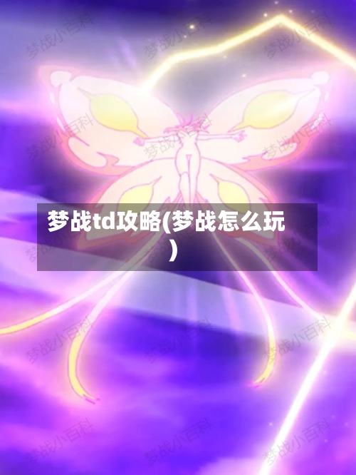 梦战td攻略(梦战怎么玩)