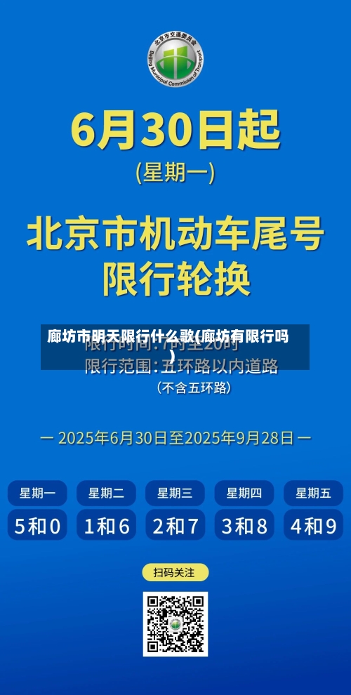 廊坊市明天限行什么歌(廊坊有限行吗)-第3张图片