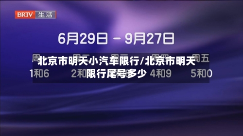 北京市明天小汽车限行/北京市明天限行尾号多少
